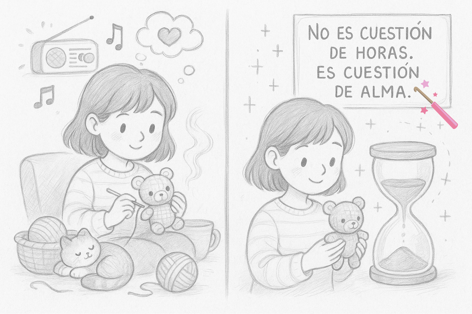 ¿Cuánto se tarda en hacer un amigurumi?